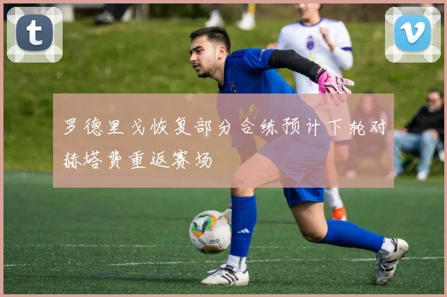 罗德里戈恢复部分合练预计下轮对赫塔费重返赛场
